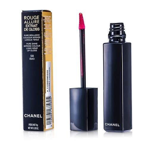 rouge allure extrait de gloss chanel prix|Chanel Rouge Allure gloss discontinued.